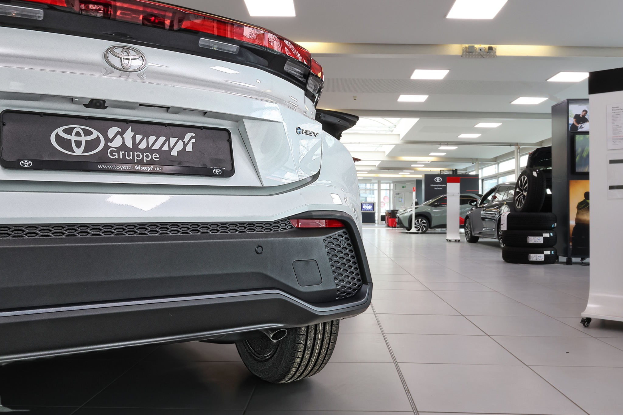 Autohaus Stumpf – Fahrzeug im Verkaufsraum